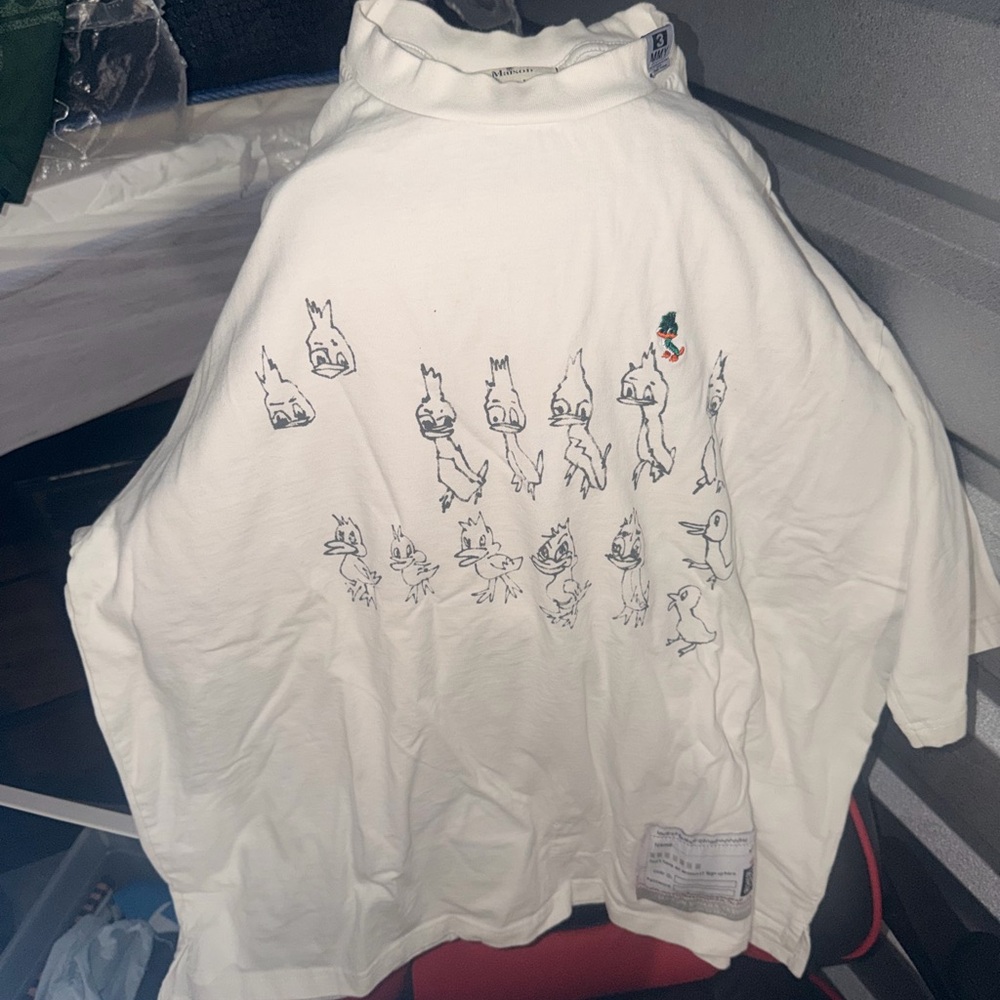 Miharayasuhiro White Graphic Short Sleeve Tee